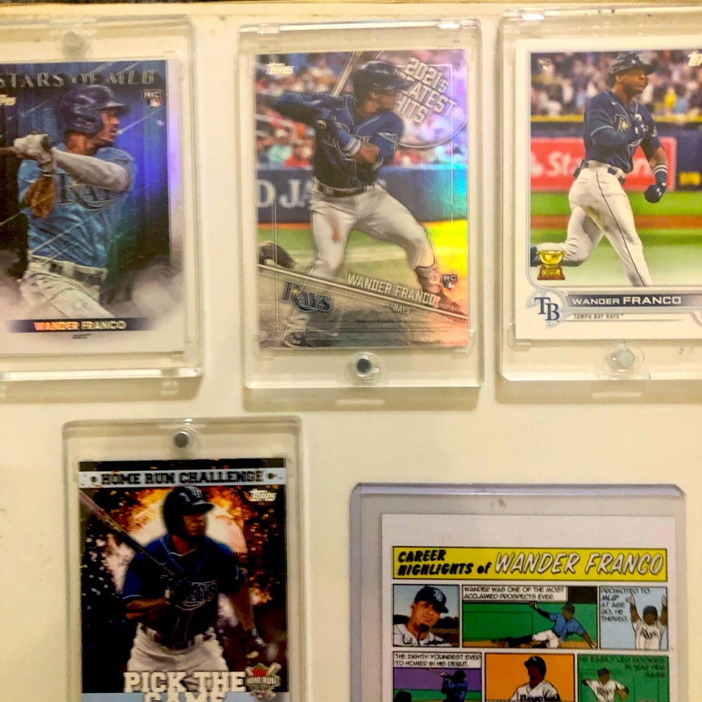 5 MINT EMACULATE WANDER FRANCO ROOKIES-#1 PROSPECT